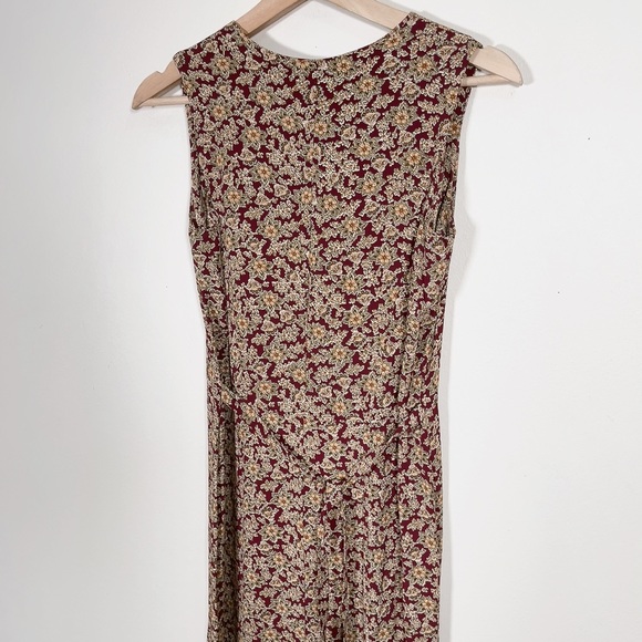 CLUB MONACO | VINTAGE  SLEEVELESS BUTTON UP MAXI DRESS - Picture 7 of 11